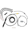 Komplettes Edelstahl-geflochtenes Lenkerzug-/Bremsleitungs-Kit