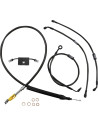 Standard Midnight geflochtenes Lenker-/Bremsleitungs-Kit