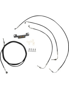 Standard Schwarz Vinyl Lenkerzug/Bremsleitung Kit