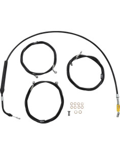 Standard Schwarz Vinyl Lenkerzug/Bremsleitung Kit