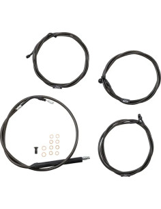 Standard Midnight geflochtenes Lenker-/Bremsleitungs-Kit