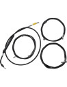 Standard Schwarz Vinyl Lenkerzug/Bremsleitung Kit