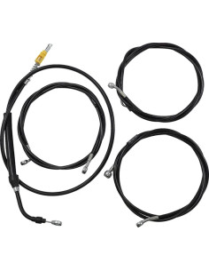 Komplettes Schwarzes Vinyl-Geflochtenes...
