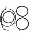 Komplettes Schwarzes Vinyl-Geflochtenes...