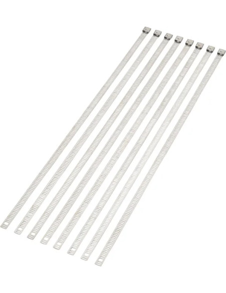 MOOSE OFFROAD Montagematerial & Zubehör - CABLE TIE SILVER 14 8PK