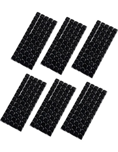 K&ampL SUPPLY Montagematerial & Zubehör - STEEL STICK-ON 5G BLK