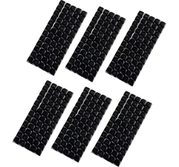K&ampL SUPPLY Montagematerial & Zubehör - STEEL STICK-ON 5G BLK