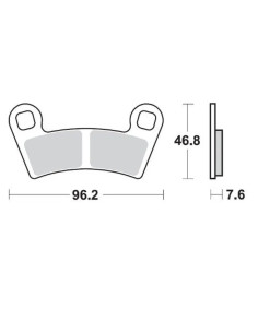 Nitro ATV Bremsbeläge
