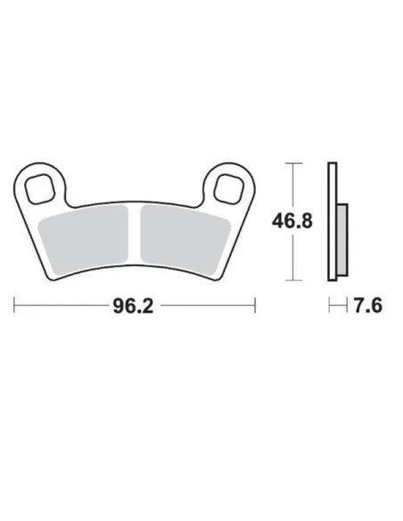 MOTO-MASTER Bremsbeläge & Bremsbacken für POLARIS RANGER XP 1000 CREW-6 4X4 2019-2024