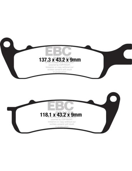 EBC Bremsbeläge & Bremsbacken für AJS CADWELL 125 CBS 2018-2020