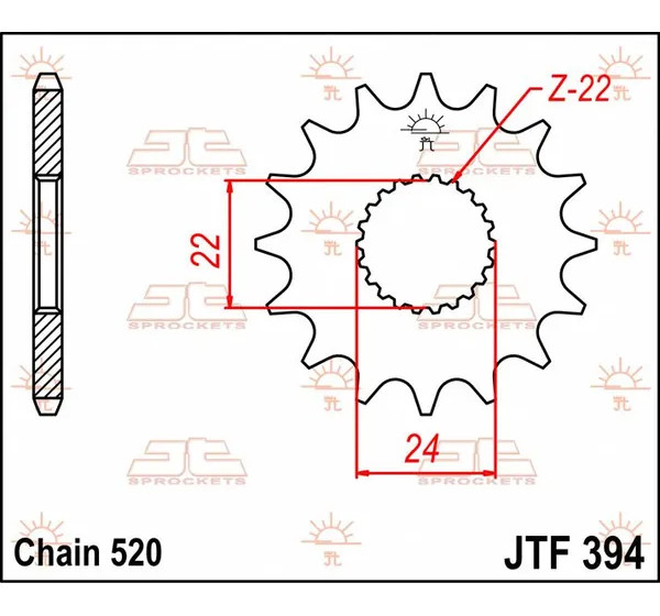 JT SPROCKETS Ritzel & Kettenräder - Detailansicht