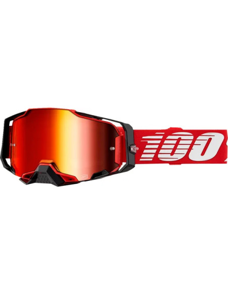 100% Motorradbrillen - GOGGLE ARMEGA RED MR RD