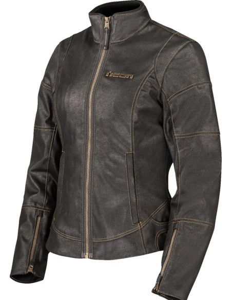 ICON Jacken - JACKET WM TUSCADERO3 BLACK 2X