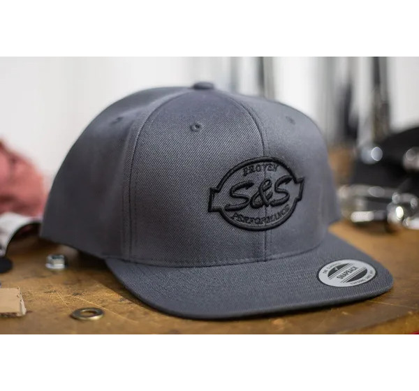 S&S CYCLE Kopf- & Halsbedeckungen - HAT S&S SNAPBACK GREY