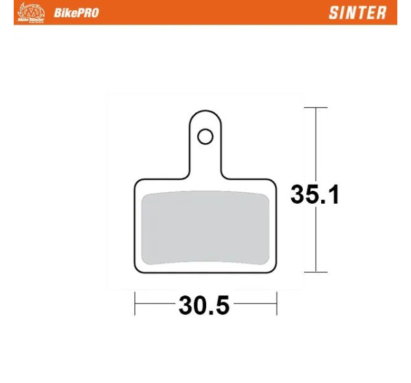 MOTO-MASTER Bremsbeläge - BRAKE PAD SINTER