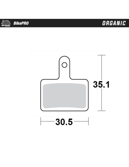 MOTO-MASTER Bremsbeläge - BRAKE PAD ORGANIC