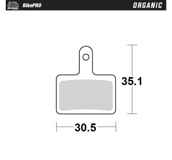MOTO-MASTER Bremsbeläge - BRAKE PAD ORGANIC
