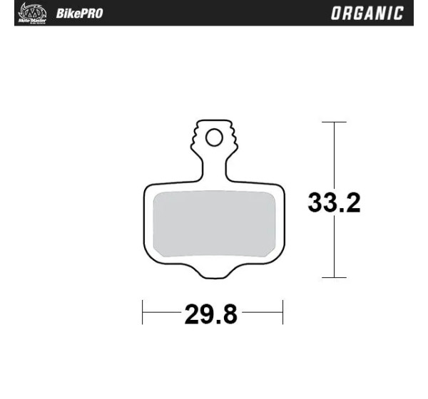 MOTO-MASTER Bremsbeläge - BRAKE PAD ORGANIC