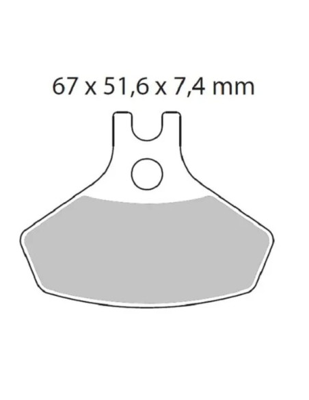MOTO-MASTER Bremsbeläge & Bremsbacken für CAN AM (BRP) DS 450 EFI 2x4 2008-2015