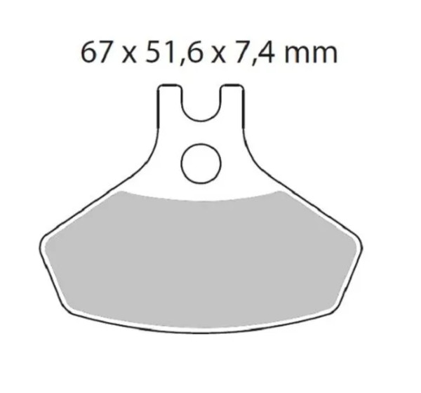 MOTO-MASTER Bremsbeläge & Bremsbacken für CAN AM (BRP) DS 450 EFI 2x4 2008-2015