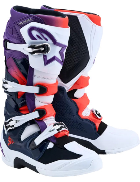 ALPINESTARS(MX) Offroad - BOOT TECH 7 PURPLE BLUE FLUO R