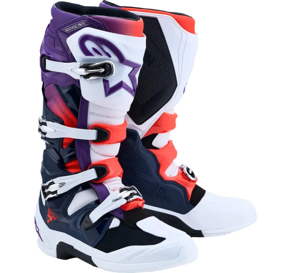 ALPINESTARS(MX) Offroad - BOOT TECH 7 PURPLE BLUE FLUO R