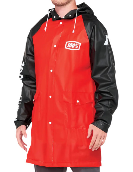 100% Regenschutz - RAINCOAT TORRENT RD/BK 2X