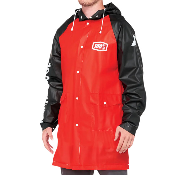 100% Regenschutz - RAINCOAT TORRENT RD/BK 2X