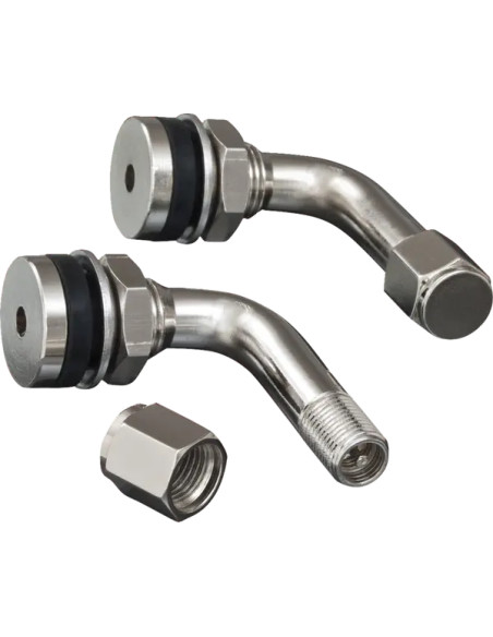 SHOW CHROME Schläuche und Zubehör - VALVE STEMS 90 DEGREE .453 HOL