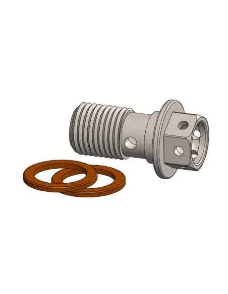 MOTO-MASTER Bremssattel - BANJO BOLT RACE DRILLED M10 X