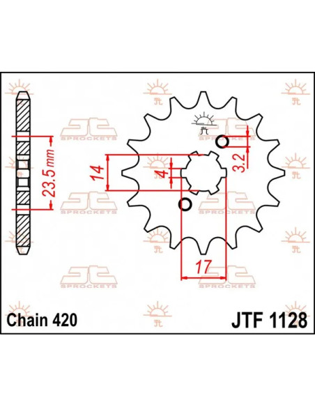 JT SPROCKETS Ritzel & Kettenräder - Detailansicht