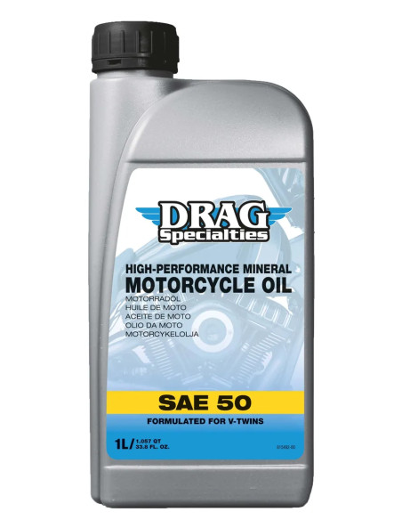 DRAG SPECIALTIES OIL Öl- und Schmierstoffe - OIL E-DRAG SAE 50 1L