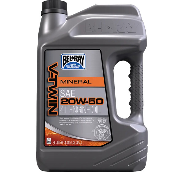 BEL-RAY Öl- und Schmierstoffe - OIL VTWIN 20W50 4L