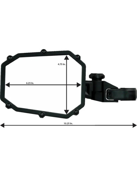 MOOSE OFFROAD FOUR WHEEL Spiegel - Einbaubeispiel