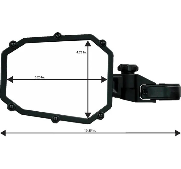 MOOSE OFFROAD FOUR WHEEL Spiegel - Einbaubeispiel