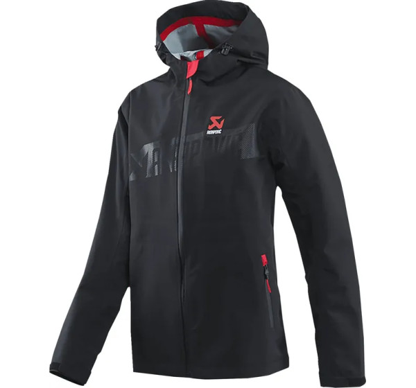 AKRAPOVIC Hoodies, Sweatshirts & Jacken - RAIN JACKET BLACK MEN 3XL