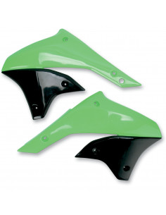 UFO KÜHLERABDECKUNG KAWASAKI KLX450R KX-GRÜN