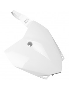 UFO NUMMERNTAFEL VORNE KAWASAKI KLX110 WEIß