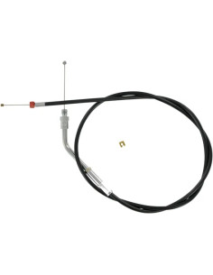 Schwarzes Vinyl Gas-/Leerlaufseil