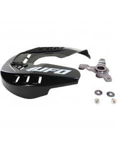 UFO BREMSCHEIBENABDECKUNG VORNE KIT KAWASAKI KXF250/450 SCHWARZ 2