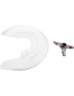 UFO BREMSCHEIBENABDECKUNG VORNE KIT KAWASAKI KXF250/450 WEIß 2