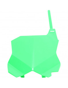 UFO NUMMERNTAFEL VORNE KAWASAKI KXF250/450 FLUO GRÜN