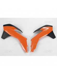 UFO KÜHLERABDECKUNG KTM SX/SX-F/EXC SCHWARZ/ORANGE