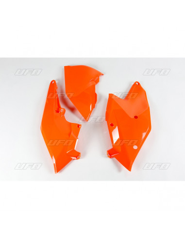 UFO SEITENVERKLEIDUNG MIT LUFTKASTENABDECKUNG KTM SX/SX-F/EXC FLUO ORANGE