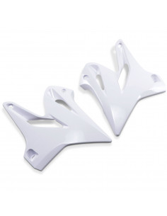 UFO KÜHLERABDECKUNG YAMAHA YZ125/250 WEIß