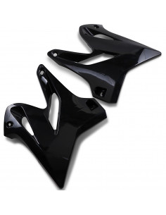 UFO KÜHLERABDECKUNG YAMAHA YZ125/250 SCHWARZ