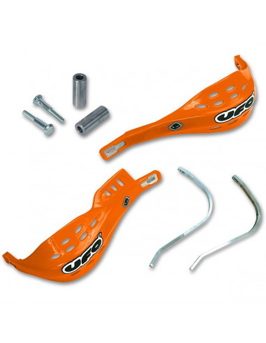 UFO JUMPY SUPERMOTARD UNI-HANDPROTEKTOR 286mm (1 1 1/8) PRO-TAPER BARS KTM-ORANGE