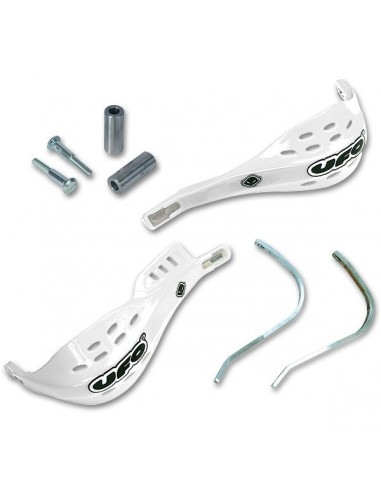 UFO JUMPY SUPERMOTARD UNI-HANDPROTEKTOR 286mm (1 1 1/8) PRO-TAPER BARS WEISS