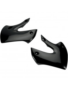 UFO KÜHLERABDECKUNG KAWASAKI KX65/KLX110 SCHWARZ
