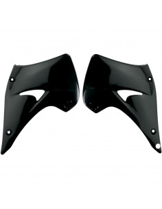 UFO KÜHLERABDECKUNG KAWASAKI KX125/250 SCHWARZ